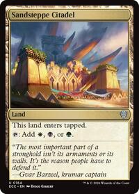 Sandsteppe Citadel (164) [Commander: Lorwyn Eclipsed]