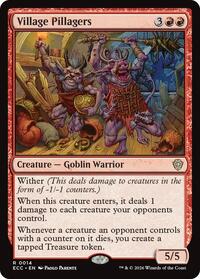 Village Pillagers (14) [Commander: Lorwyn Eclipsed]