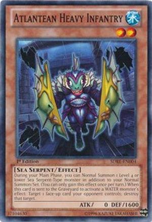 Atlantean Heavy Infantry (SDRE-EN004) - Structure Deck: Realm of the Sea Emperor 1st Edition
