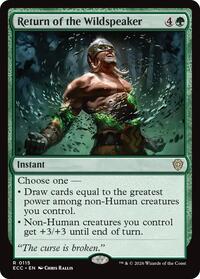 Return of the Wildspeaker (115) [Commander: Lorwyn Eclipsed]