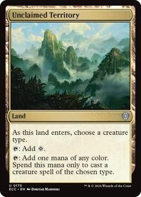 Unclaimed Territory (175) [Commander: Lorwyn Eclipsed]