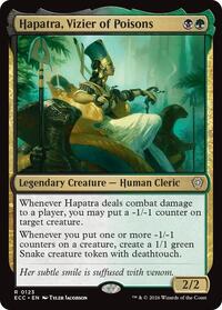 Hapatra, Vizier of Poisons (123) [Commander: Lorwyn Eclipsed]