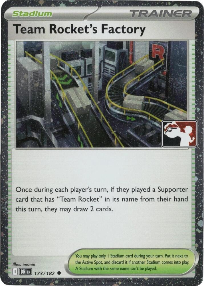 Team Rocket's Factory (173/182) [Prize Pack Series Cards]