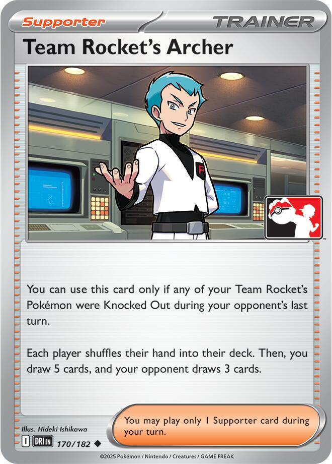 Team Rocket's Archer (170/182) [Prize Pack Series Cards]