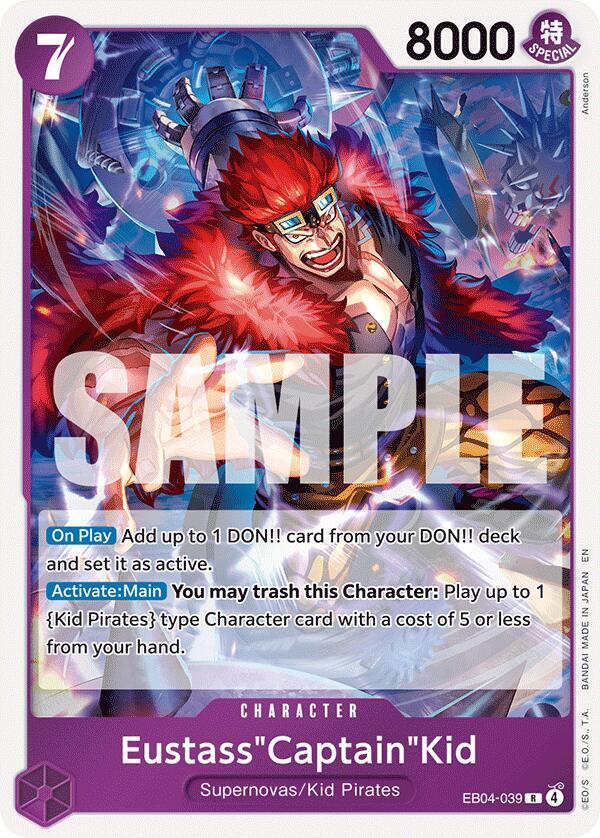 Eustass"Captain"Kid - EB04-039 (EB04-039) [The Azure Sea's Seven]