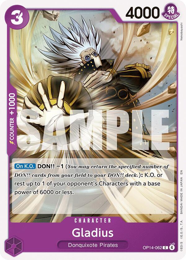 Gladius (OP14-062) [The Azure Sea's Seven]