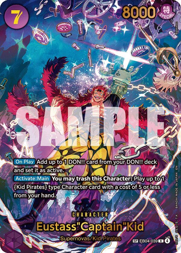 Eustass"Captain"Kid - EB04-039 (SP) (EB04-039) [The Azure Sea's Seven]