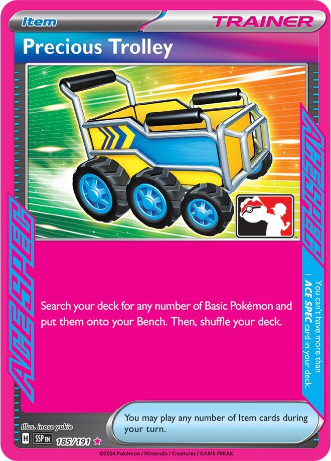 Precious Trolley (185/191) [Prize Pack Series Cards]
