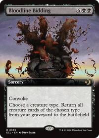 Bloodline Bidding (Extended Art) (359) [Lorwyn Eclipsed]