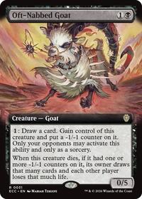 Oft-Nabbed Goat (Extended Art) (31) [Commander: Lorwyn Eclipsed]