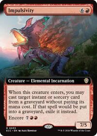 Impulsivity (Extended Art) (33) [Commander: Lorwyn Eclipsed]