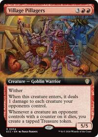 Village Pillagers (Extended Art) (34) [Commander: Lorwyn Eclipsed]
