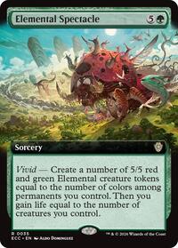 Elemental Spectacle (Extended Art) (35) [Commander: Lorwyn Eclipsed]