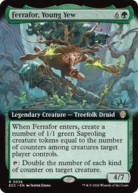 Ferrafor, Young Yew (Extended Art) (36) [Commander: Lorwyn Eclipsed]