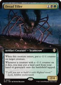 Dread Tiller (Extended Art) (40) [Commander: Lorwyn Eclipsed]