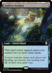 Sodden Verdure (Extended Art) (44) [Commander: Lorwyn Eclipsed]