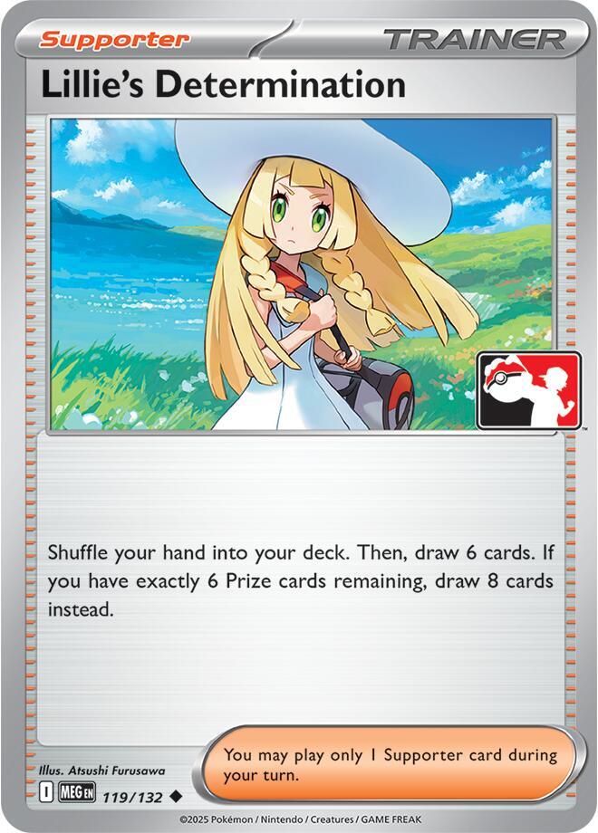 Lillie's Determination (119/132) [Prize Pack Series Cards]