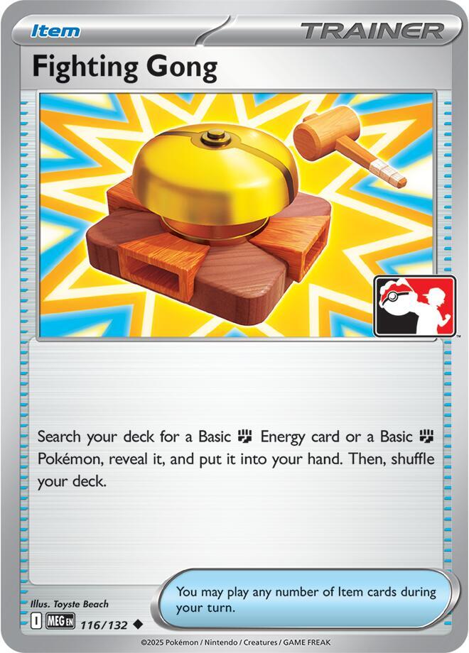 Fighting Gong (116/132) [Prize Pack Series Cards]