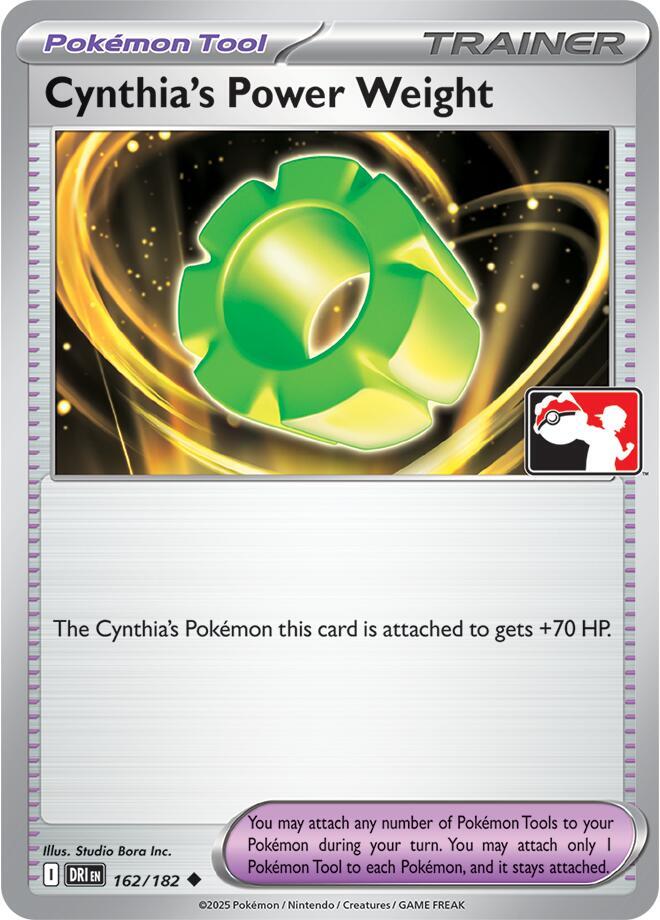 Cynthia's Power Weight (162/182) [Prize Pack Series Cards]