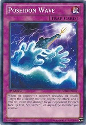 Poseidon Wave (SDRE-EN039) - Structure Deck: Realm of the Sea Emperor 1st Edition