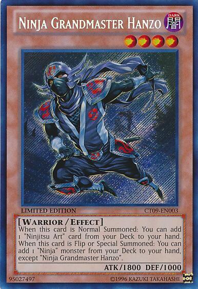 Ninja Grandmaster Hanzo (CT09-EN003) [2012 Collectors Tin]