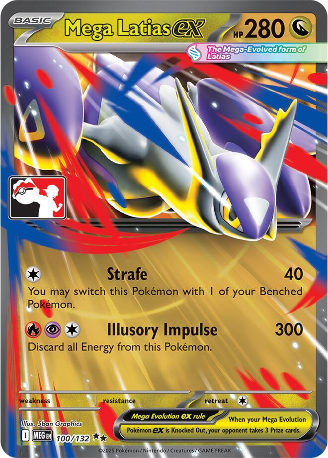 Mega Latias ex - 100/132 (100/132) [Prize Pack Series Cards]