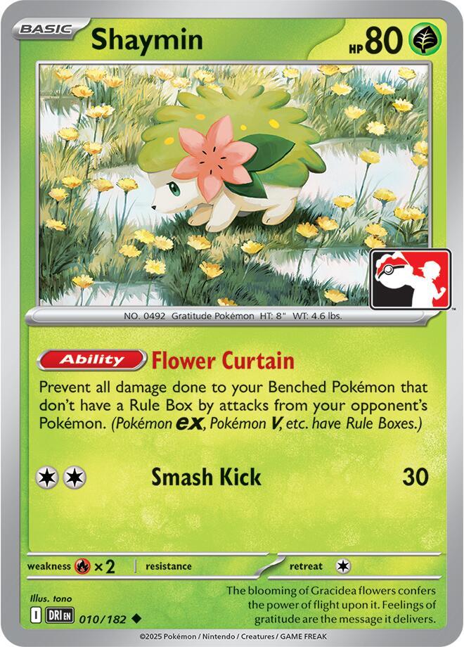 Shaymin - 010/182 (010/182) [Prize Pack Series Cards]