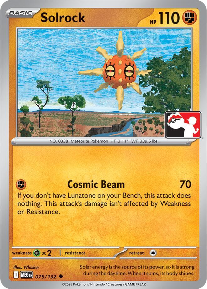 Solrock - 075/132 (075/132) [Prize Pack Series Cards]