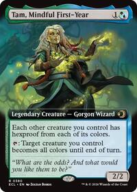 Tam, Mindful First-Year (Extended Art) (380) [Lorwyn Eclipsed]