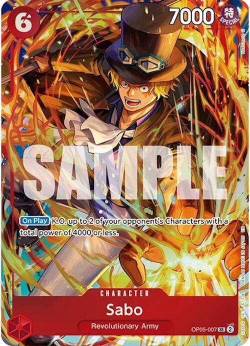 Sabo (Illustration Box Vol.5) (OP05-007) [One Piece Promotion Cards]