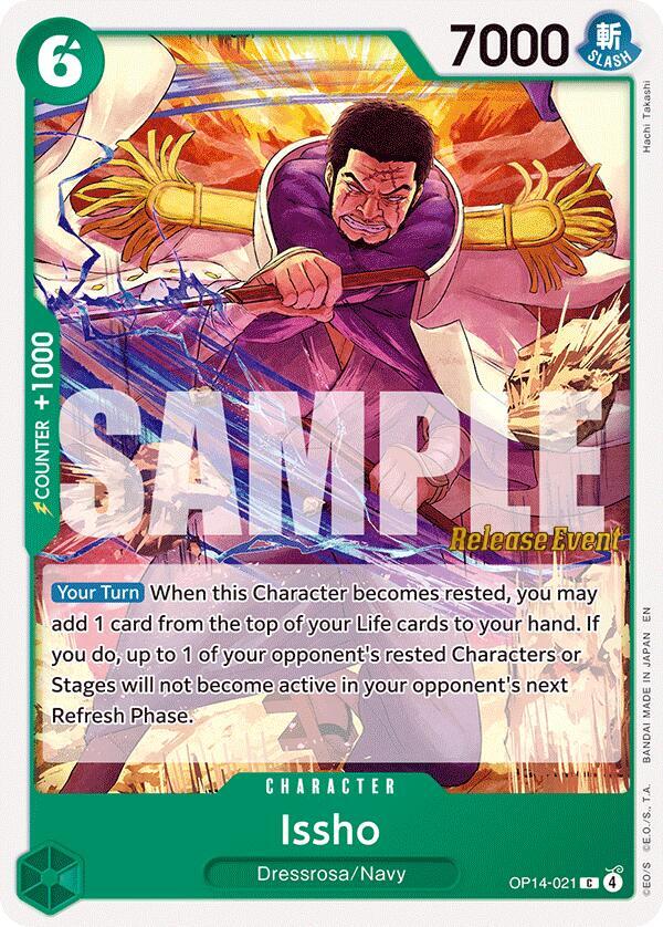 Issho - OP14-021 (OP14-021) [The Azure Sea's Seven Release Event Cards]