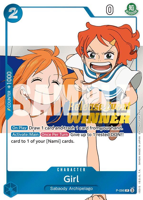 Girl (OP14 Release Event Winner) (P-096) [One Piece Promotion Cards]