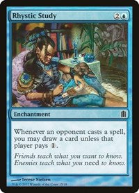 Rhystic Study (15) [Commander's Arsenal]