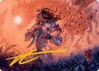 Rhys, the Evermore Art Card (Gold-Stamped Signature) (4) [Art Series: Lorwyn Eclipsed]