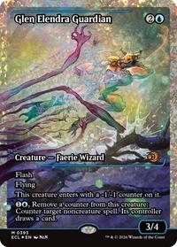 Glen Elendra Guardian (0393) (Showcase) (Fracture Foil) (393) [Lorwyn Eclipsed]