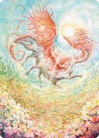 Eirdu, Carrier of Dawn Art Card (30) [Art Series: Lorwyn Eclipsed]