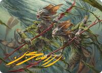 Champions of the Shoal Art Card (Gold-Stamped Signature) (6) [Art Series: Lorwyn Eclipsed]