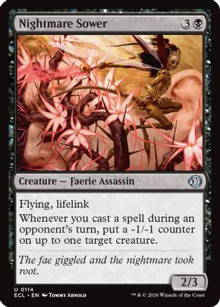 Nightmare Sower (ECL-114) - Lorwyn Eclipsed Foil
