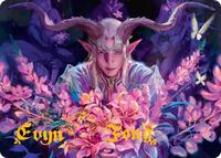 Dawnhand Eulogist Art Card (Gold-Stamped Signature) (14) [Art Series: Lorwyn Eclipsed]