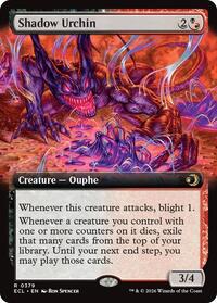 Shadow Urchin (Extended Art) (379) [Lorwyn Eclipsed]