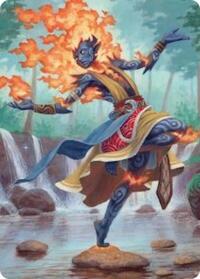 Ashling, Rekindled Art Card (16/54) (16) [Art Series: Lorwyn Eclipsed]