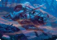 Bristlebane Outrider Art Card (18) [Art Series: Lorwyn Eclipsed]