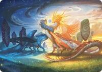 Celestial Reunion Art Card (19/54) (19) [Art Series: Lorwyn Eclipsed]