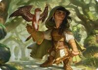 Crossroads Watcher Art Card (20) [Art Series: Lorwyn Eclipsed]