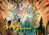 Aurora Awakener Art Card (40/54) (Gold-Stamped Signature) (40) [Art Series: Lorwyn Eclipsed]