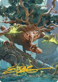 Ferrafor, Young Yew Art Card (Gold-Stamped Signature) (47) [Art Series: Lorwyn Eclipsed]