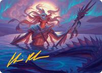 Eclipsed Merrow Art Card (Gold-Stamped Signature) (22) [Art Series: Lorwyn Eclipsed]