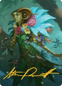 Maralen, Fae Ascendant Art Card (Gold-Stamped Signature) (24) [Art Series: Lorwyn Eclipsed]