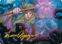 Stoic Grove-Guide Art Card (Gold-Stamped Signature) (25) [Art Series: Lorwyn Eclipsed]
