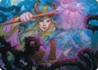 Stoic Grove-Guide Art Card (25) [Art Series: Lorwyn Eclipsed]